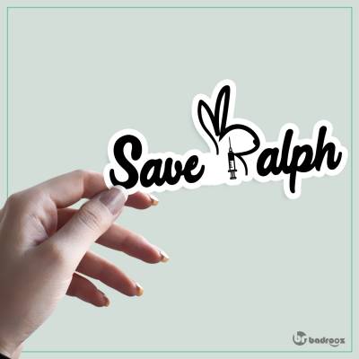 استیکر save ralph-logo