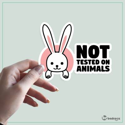 استیکر save ralph-no tested on animals