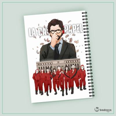 دفتر یادداشت La Casa de papel-group