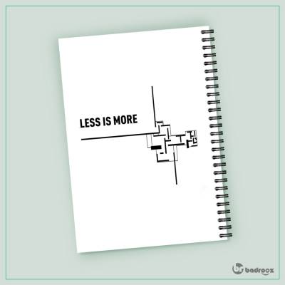 دفتر یادداشت LESS IS MORE