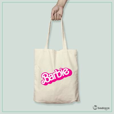 کیف خرید کتان Barbie-LOGO 1