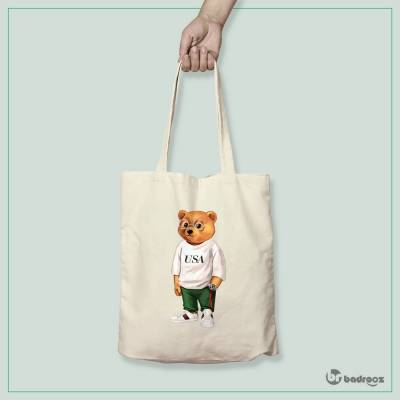 کیف خرید کتان Teddy-cool-usa