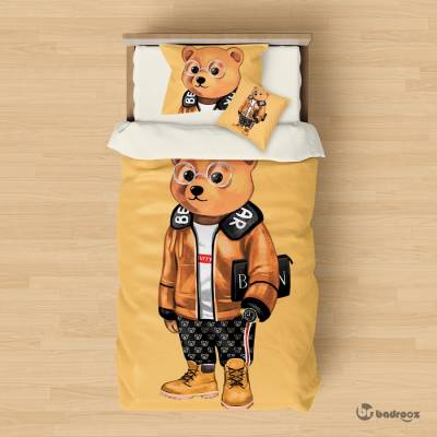 روتختی چاپی یک نفره teddy- bear 2