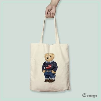 کیف خرید کتان تدی-teddy