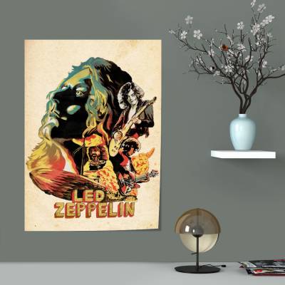 پوستر سیلک Led zeppelin 12