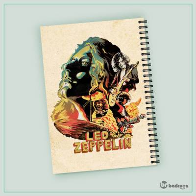 دفتر یادداشت Led zeppelin 12