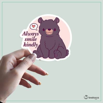 استیکر Bear smile
