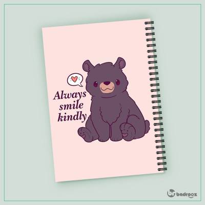 دفتر یادداشت Bear smile