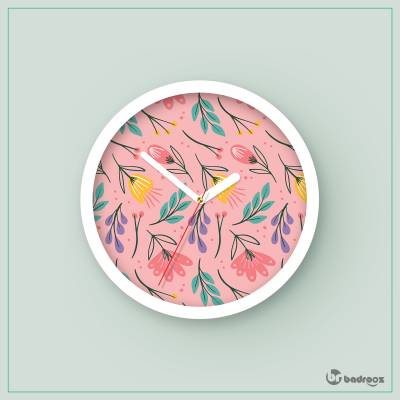 ساعت دیواری  Flower 04