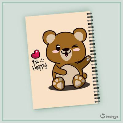 دفتر یادداشت BEAR-BE HAPPY