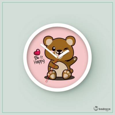 ساعت دیواری  BEAR-BE HAPPY