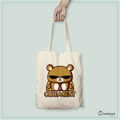 کیف خرید کتان BEAR-CUTEAGENT