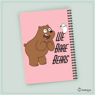 دفتر یادداشت We Bare Bears