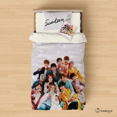 روتختی چاپی یک نفره Seventeen 2