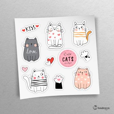 پک استیکر  cat pack