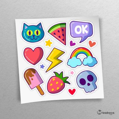 پک استیکر  pack stiker-Fantasy