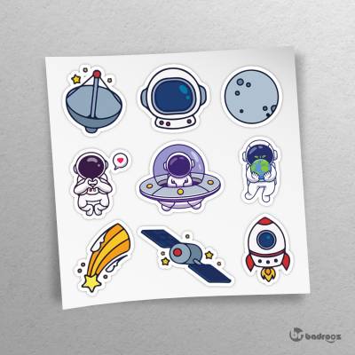 پک استیکر  Spaceman collection