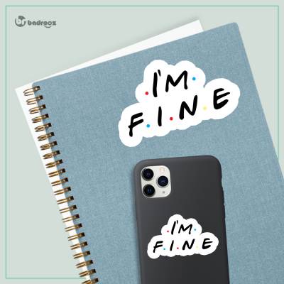 استیکر Im fine