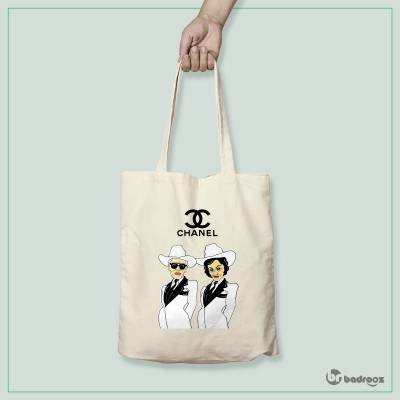 کیف خرید کتان chanel