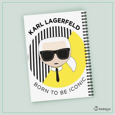 دفتر یادداشت karl lagerfeld