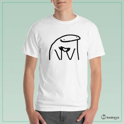 تی شرت مردانه line character-lovely