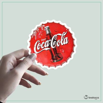 استیکر coca cola pis