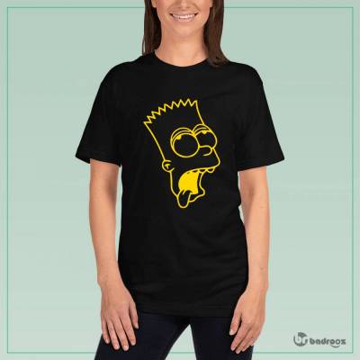 تی شرت زنانه Simpsons-face