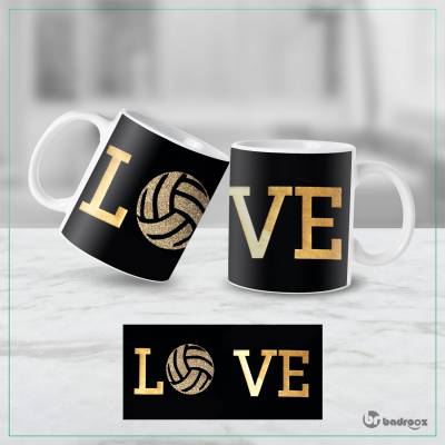 ماگ  love volleyball