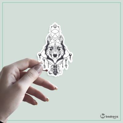 استیکر Wolf 01