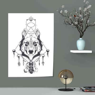 پوستر عکاسی Wolf 01