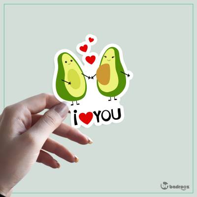 استیکر Avocado lover