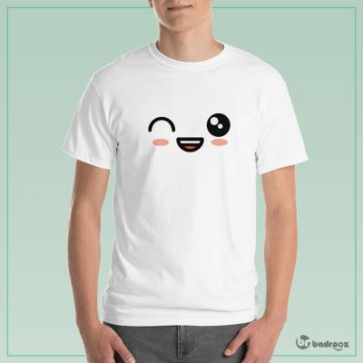 تی شرت مردانه kawaii -cute emoji faces