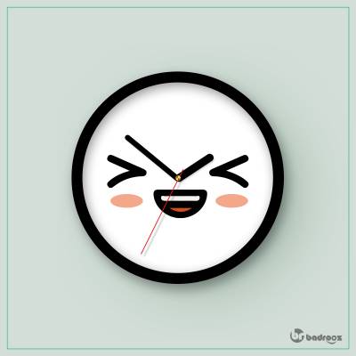 ساعت دیواری  kawaii -cute emoji faces2