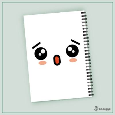 دفتر یادداشت kawaii -cute emoji faces3