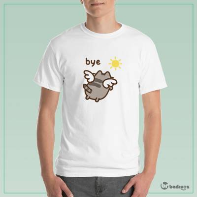تی شرت مردانه kawaii-cat-bye