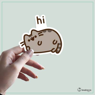 استیکر kawaii-cat-hi  