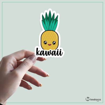 استیکر kawaii-Pineapple