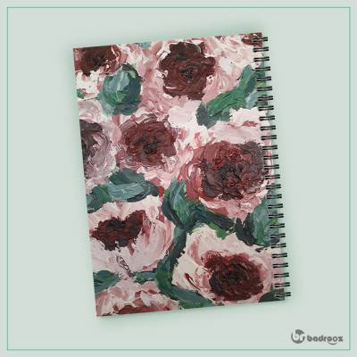 دفتر یادداشت Acrylicflowers