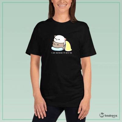 تی شرت زنانه kawaii-گربه های بانمک 2