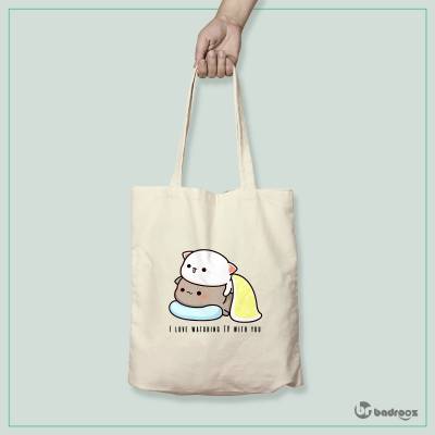 کیف خرید کتان kawaii-گربه های بانمک 2