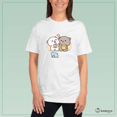 تی شرت زنانه kawaii-گربه های بانمک
