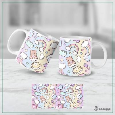 ماگ  pattern kawaii