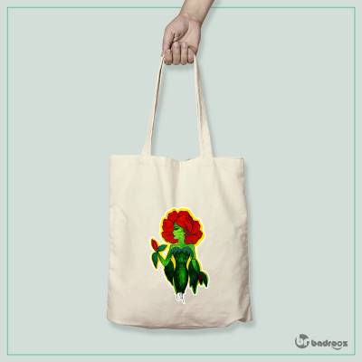 کیف خرید کتان Miss Flower