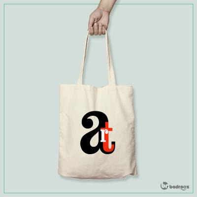 کیف خرید کتان art-font