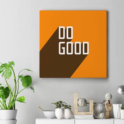 تابلو کنواس مربع DO good