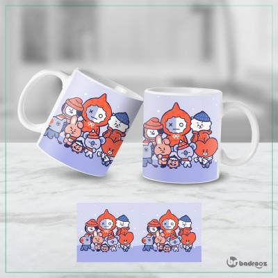ماگ  bt21 winter