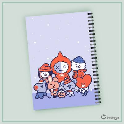 دفتر یادداشت bt21 winter