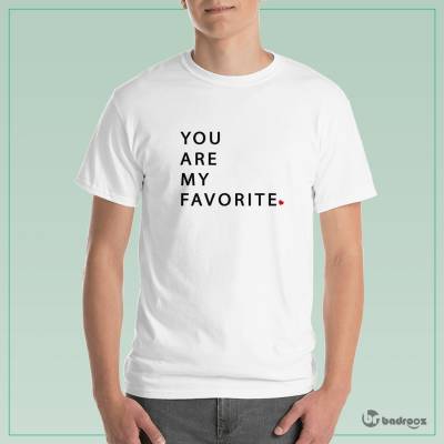 تی شرت مردانه MY FAVORITE