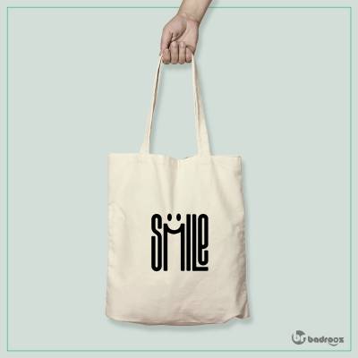 کیف خرید کتان smile