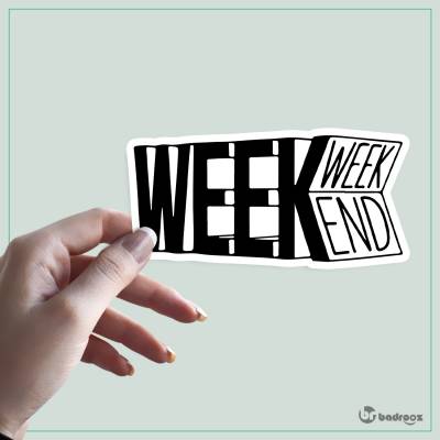 استیکر weekend